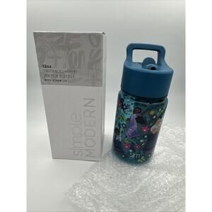 Simple Modern Disney Princess Kids Water Bottle with Leak Proof Straw Lid 12oz